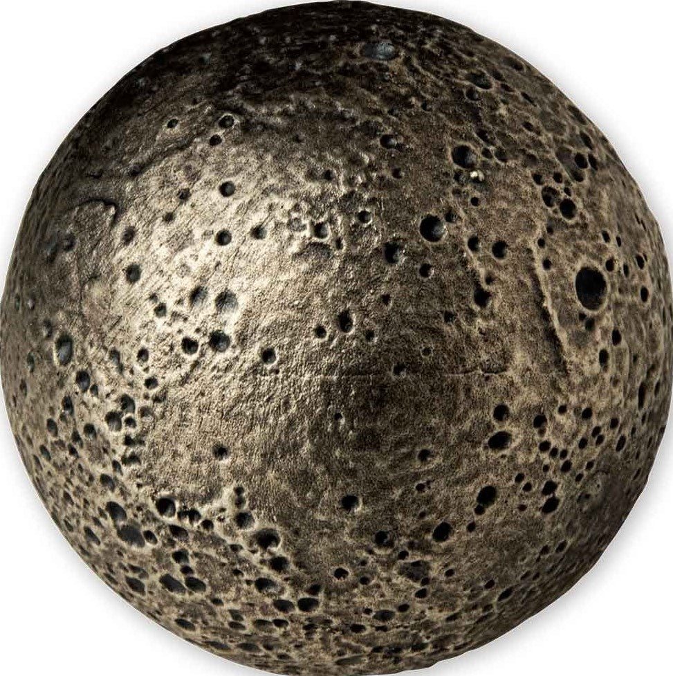 Barbados 2022 $5 Mercury Sphere 1oz Silver Antiqued Coin