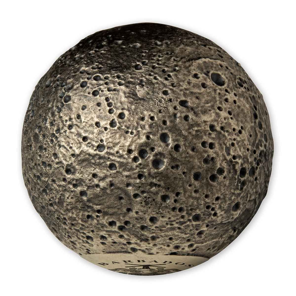 Barbados 2022 $5 Mercury Sphere 1oz Silver Antiqued Coin