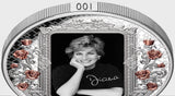 Tokelau 2022 $10 Diana Princess of Wales Rose-Gold Plated Coloured 5oz Silver Proof Reverse