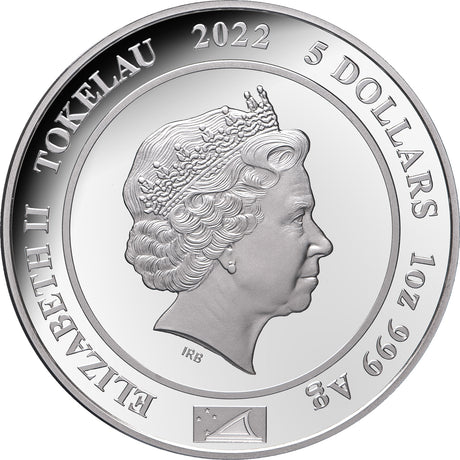Tokelau 2022 $5 Diana Princess of Wales 1oz Silver Proof Coin