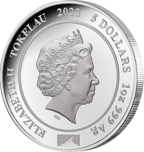 Tokelau 2022 $5 Diana Princess of Wales 1oz Silver Proof Coin