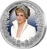 Tokelau 2022 $5 Diana Princess of Wales 1oz Silver Proof Coin