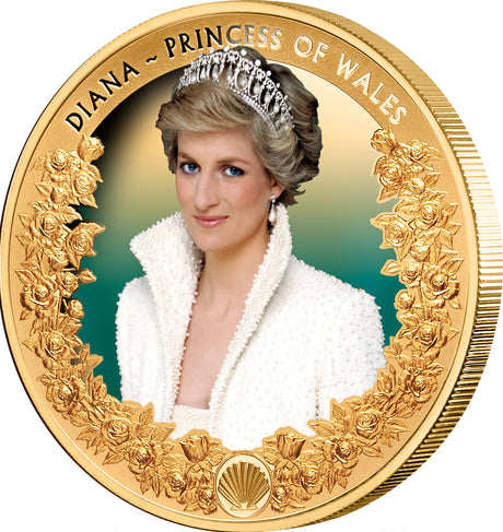 Tokelau 2022 $100 Diana Princess of Wales 1oz Gold Proof Coin