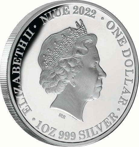 Niue 2022 $1 Platypus 1oz Coloured Silver Proof Coin