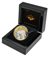 Niue 2022 $1 Honey Bee 200th Anniversary 1oz Silver Proof Coin
