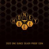 Niue 2022 $1 Honey Bee 200th Anniversary 1oz Silver Proof Coin