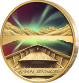 Tuvalu 2022 $100 Aurora Australis 1oz Gold Proof Coin
