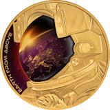 Niue 2022 $100 Earth From Above 1oz 99.99% Gold Proof Coin