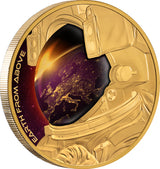 Niue 2022 $100 Earth From Above 1oz 99.99% Gold Proof Coin