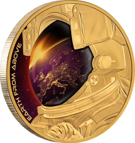 Niue 2022 $100 Earth From Above 1oz 99.99% Gold Proof Coin