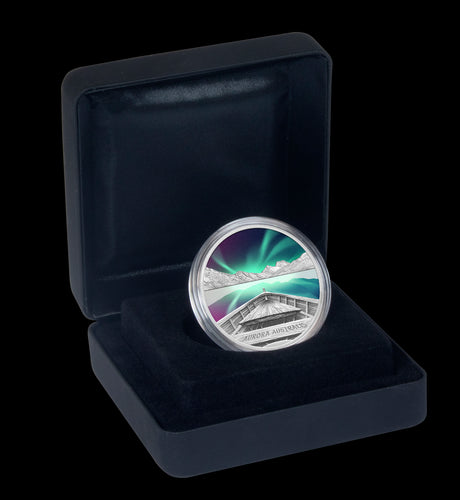 Tuvalu 2022 $1 Aurora Australis $1 1oz Silver Proof Coin Low mintage 2000 Perth Mint