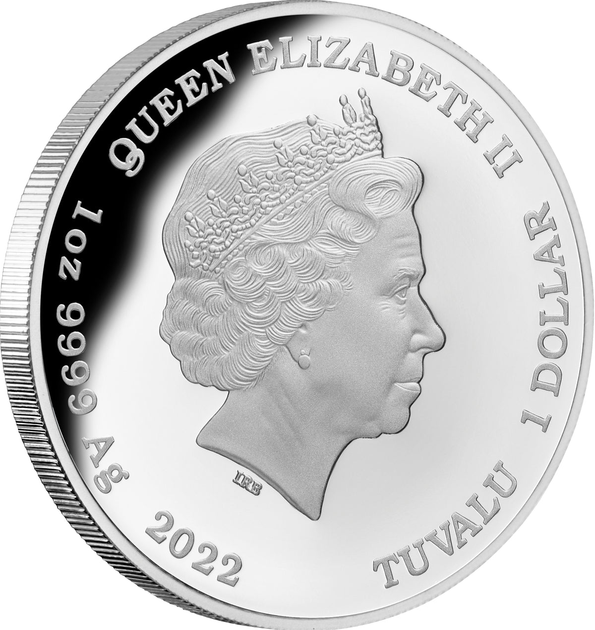 Tuvalu 2022 $1 Aurora Australis $1 1oz Silver Proof Coin Low mintage 2000 Perth Mint