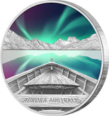 Tuvalu 2022 $1 Aurora Australis $1 1oz Silver Proof Coin Low mintage 2000 Perth Mint