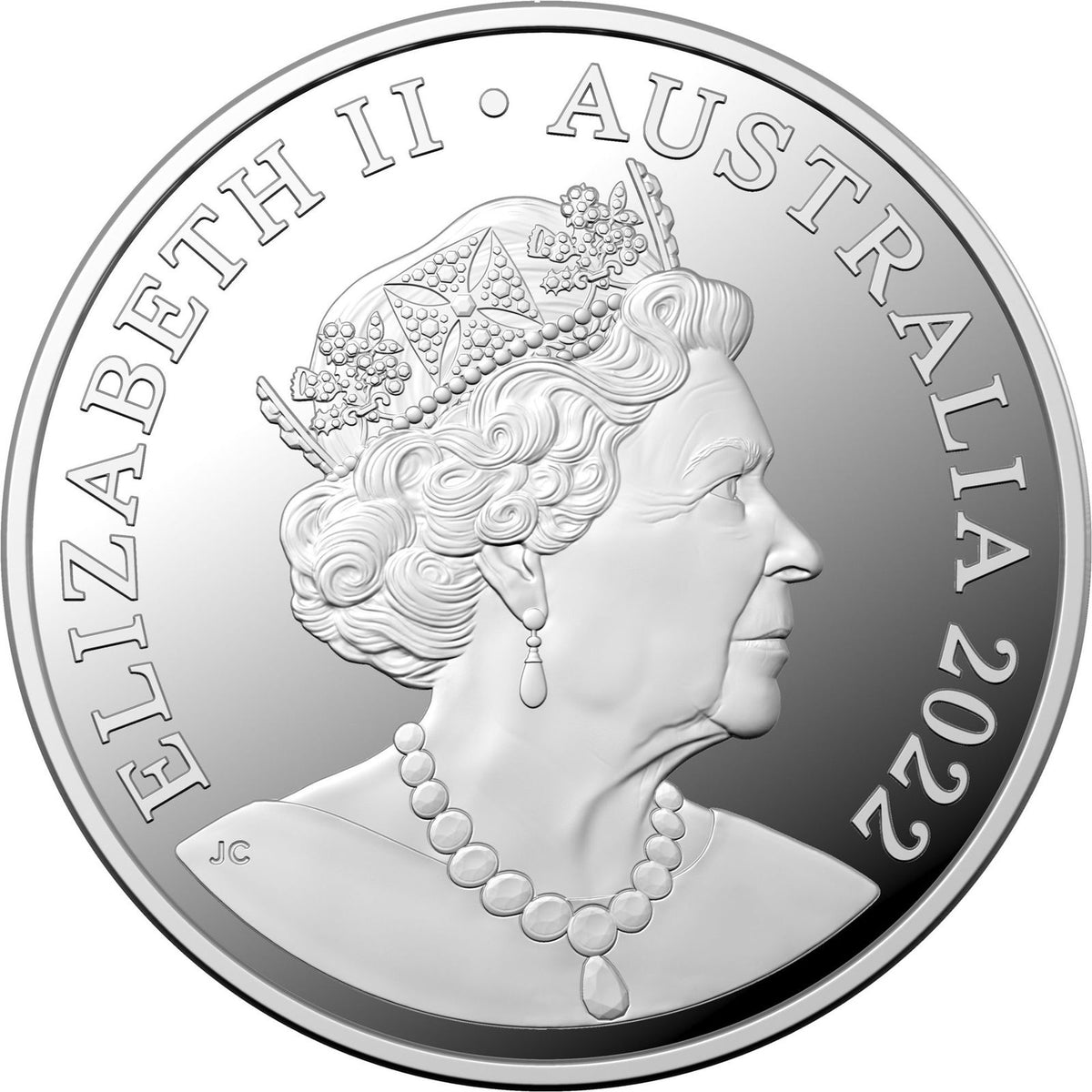Australian Dinosaurs 2022 $1 Astralovenator 'C' Mintmark Silver Proof Coin