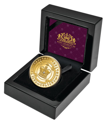 Niue 2023 $100 King Charles III Coronation 1oz .9999 Gold Proof with Diamond Low Mint 150
