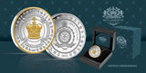 Niue 2023 $1 King Charles III Coronation Gold Plated 1oz Silver Proof Low Mint 1000