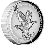 Australia 2023 $1 Wedge-Tailed Eagle Incuse 1oz Silver Brilliant Uncirculated Coin Perth Mint