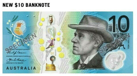 Australia 2015 & 2017 $10 Uncirculated Two Generations RBA Folder Banknote