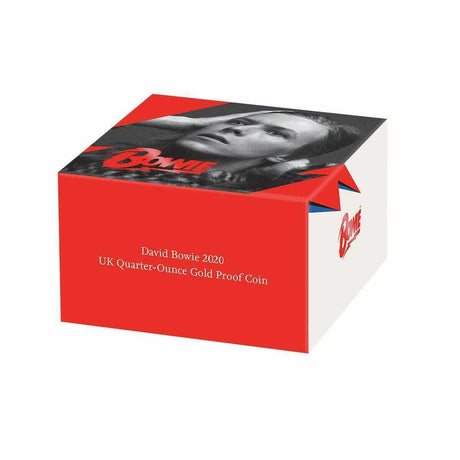 United Kingdom 2020 £25 David Bowie 1/4 oz Gold Proof