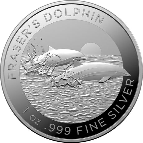 Australia 2020 $1 Spinner Dolphin Silver Proof High Relief