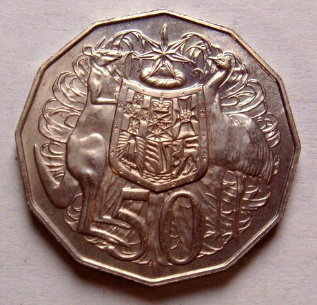 Australia 1981 50 Cent Uncirculated Coat of Arms