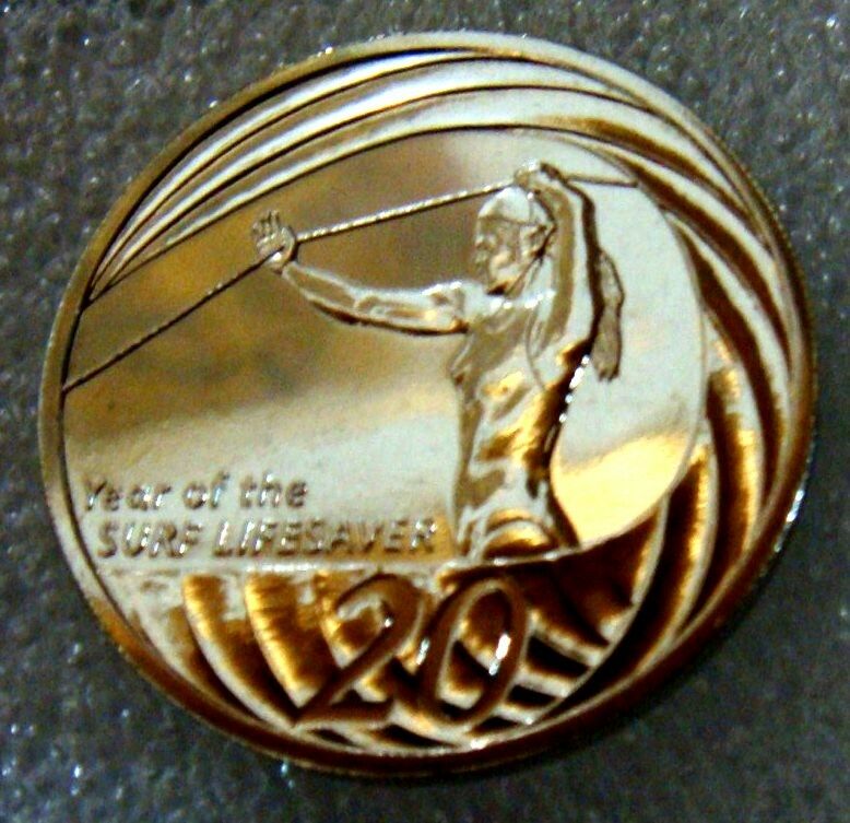 Australia 2007 20 Cent Uncirculated Year of the Surf Lifesaver Only 66141 Made