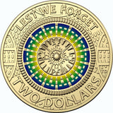 Australia 2018 $2 Coloured Uncirculated 30th Anniversary ANZAC
