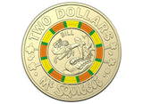 Australia 2019 $1 and $2 Coloured Uncirculated 60th Anniversary of Mr Squiggle and Friends Set