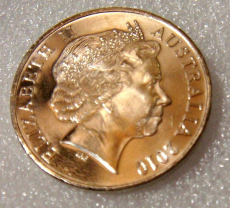 Australia 2010 20 Cent Uncirculated ATO Australian Taxation Office ex Roll