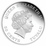 Tuvalu 2019 50 Cent Proof Baby Pig 1/2oz Silver Coloured Coin