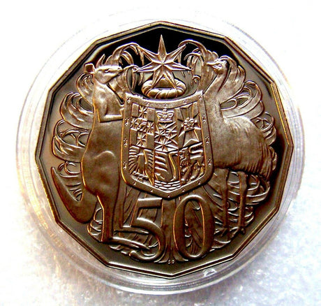 Australia 2013 50 Cent Proof Coat of Arms