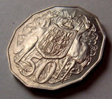 Australia 1981 50 Cent Uncirculated Coat of Arms