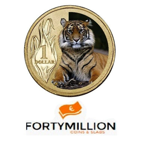 Australia 2012 $1 Uncirculated Sumatran Tiger Zoo Series Stamp and Coin Cover PNC