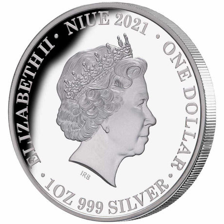 Niue Queen Elizabeth II 95th Birthday 2021 $1 1oz Silver Proof Coin Limited Mint 1000
