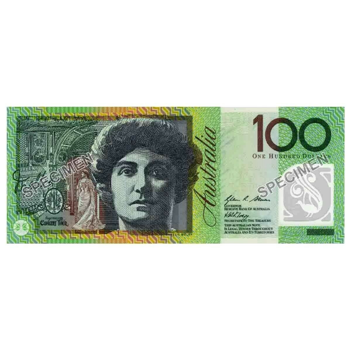 Australia 2020 $100 Two Generations RBA Folder Uncirulated Banknotes Predecessor Note