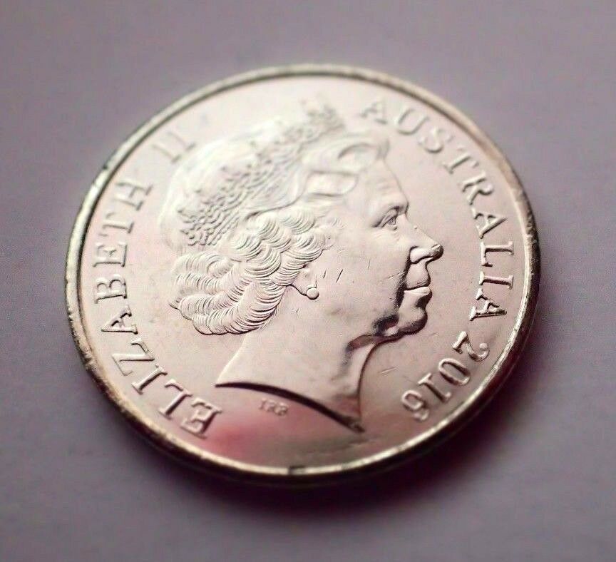 Australia 2016 5 Cent Uncirculated Queen's Head Obverse ex Bag Echidna