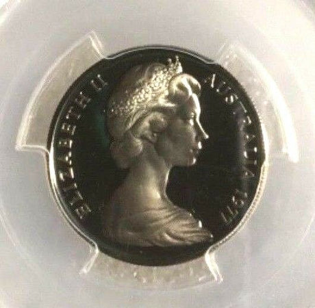 Australia 1977 10 Cent Proof PR68 DCAM PCGS Lyrebird