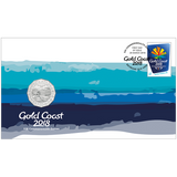 Australia 2018 50 Cent Uncirculated Commonwealth Games Stamp and Coin Cover PNC