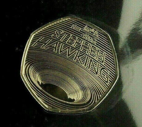 United Kingdom 2019 50p Celebrating the Life of Stephen Hawking BU Coin Pack