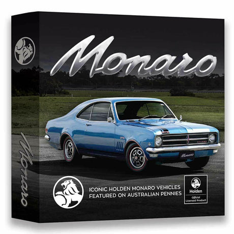 Australia 2020 Holden Monaro Gold-plated Enamel Penny 9-Coin Collection