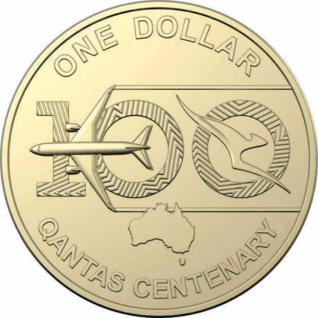 Australia 2020 $1 Uncirculated QANTAS 100 Years Coin Pack