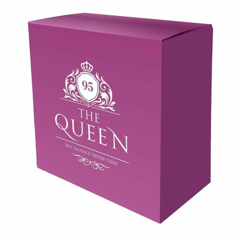Niue Queen Elizabeth II 95th Birthday 2021 $100 Ruby 1oz Gold Proof Coin 150 Minted