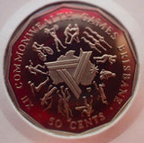 Australia 1982 50 Cent Proof Commonwealth Games