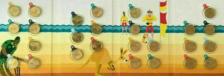 Australia $1 Set The Great Aussie Coin Hunt  A-Z Folder + 26 $1 Coins in Folder