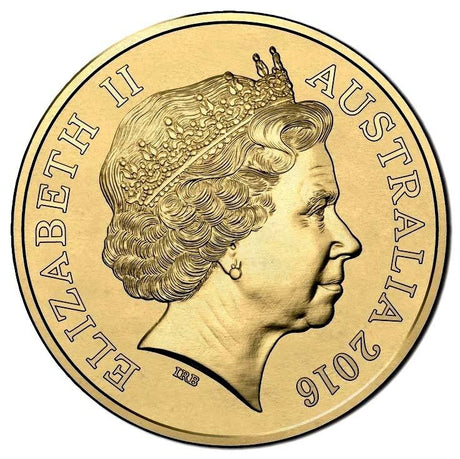 Australia 2016 $1 Uncirculated World Money Fair Mob of Roos Buddy Bear Privy Mark Carded