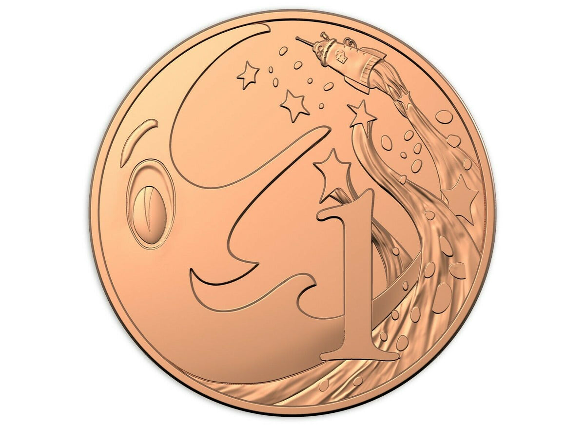 Australia 2019 $1 and $2 Coloured Uncirculated 60th Anniversary of Mr Squiggle and Friends Set