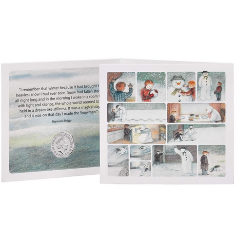 United Kingdom 2018 50p 40th Anniversary of The Snowman BU Coin Pack