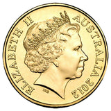 Australia 2012 $2 Uncirculated Remembrance Day Gold Poppy Al-Br Coin Pack