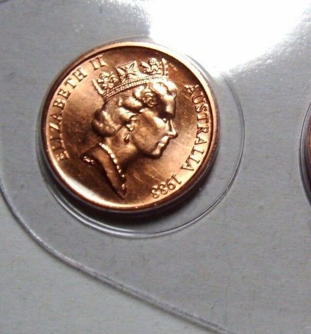 Australia 1988 1 Cent Uncirculated Feather Tail Glider