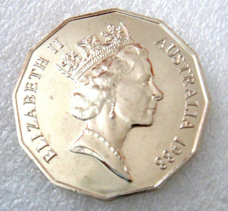 Australia 1988 50 Cent Uncirculated Tall Ships Bicentenary